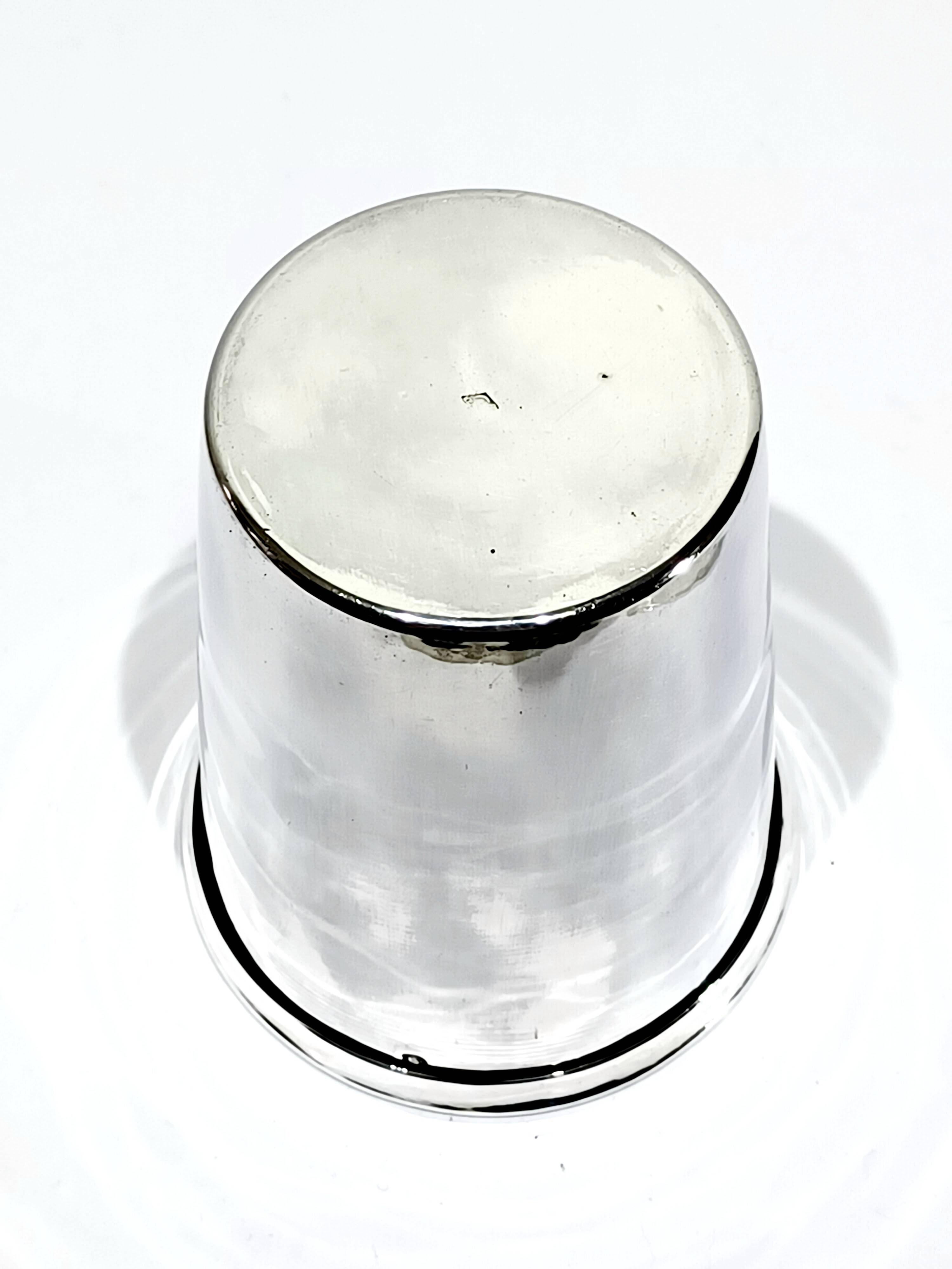 Solid silver boarding timpani