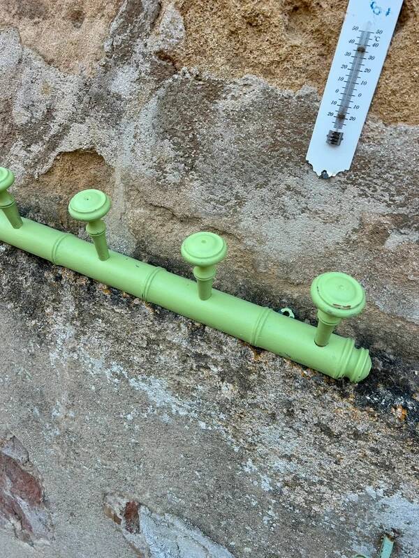 Large coat rack with 8 hooks