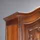Armoire 3 portes ancienne de style baroque en noyer, XXe siècle