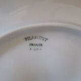 8 Pillivuyt oyster plates - 22.5c, porcelain