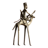 Statuette de méhariste sur sa monture - Algérie - Années 50