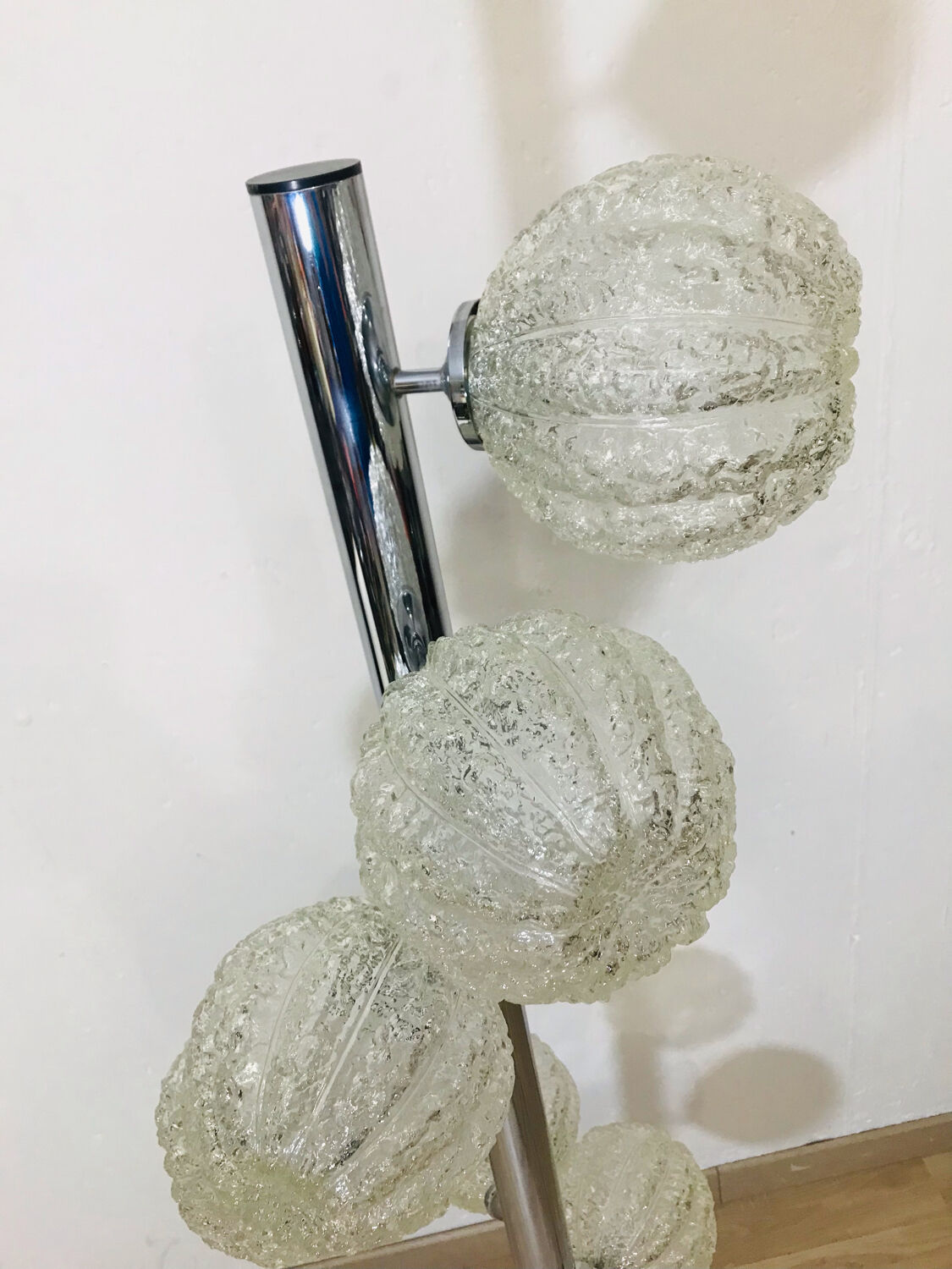 8-light floor lamp from the 70s