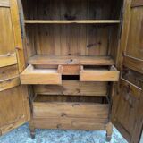 Armoire de ferme rustique en chêne et sapin