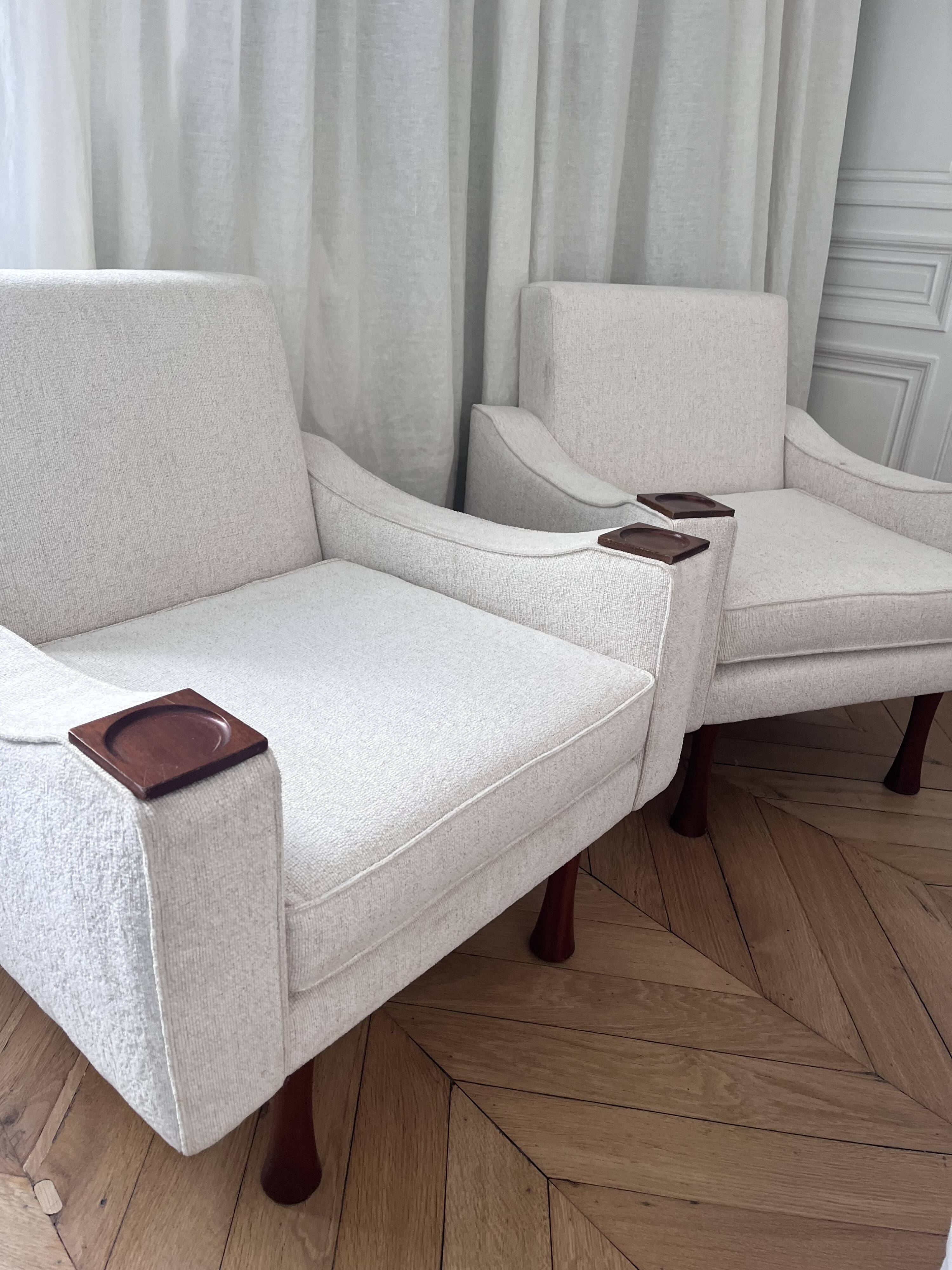 Vintage Italian Two-Seater Sofa, 2 Lounge Chairs Angelo Mangiarotti, 1970s