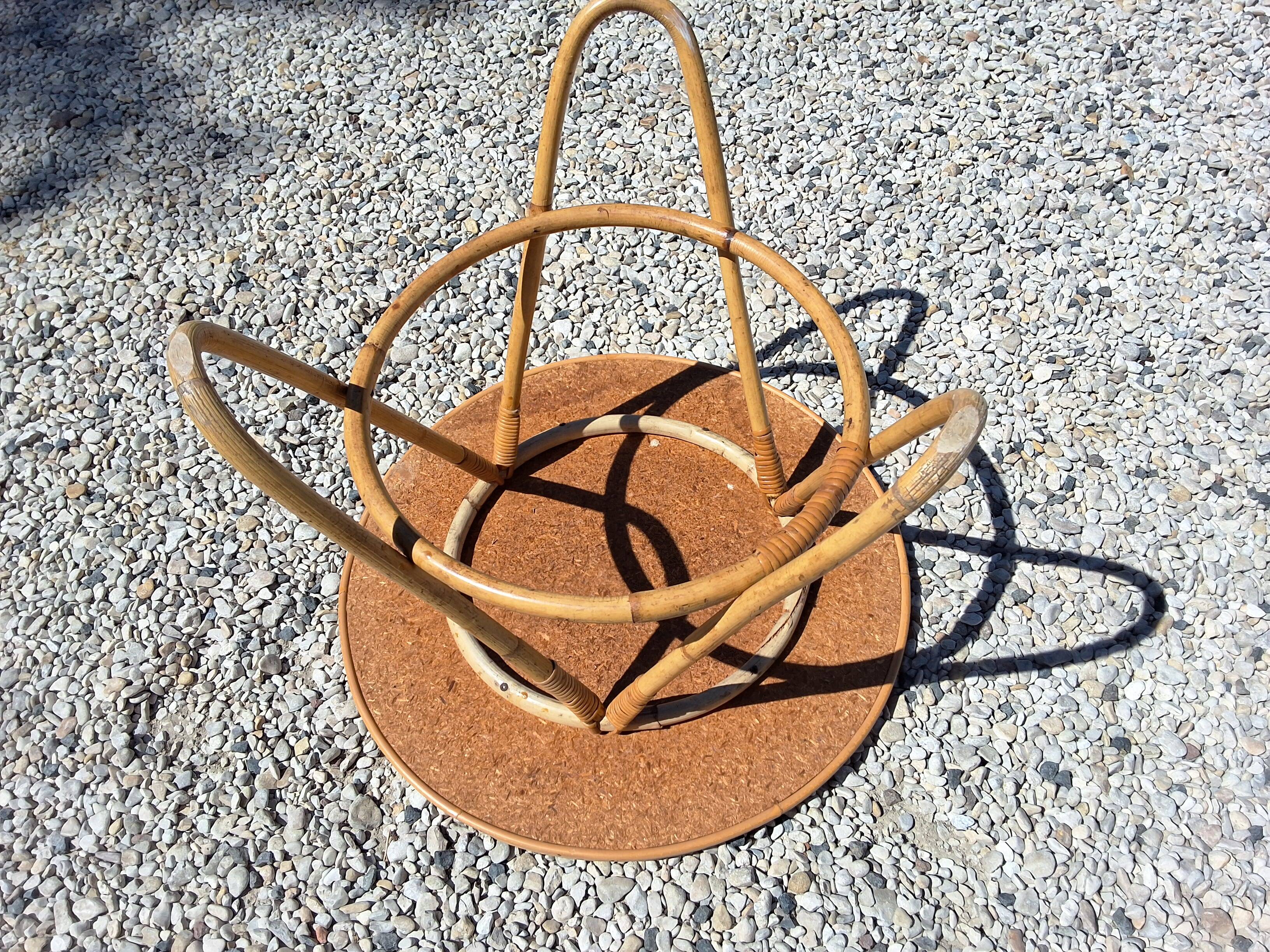 Rattan coffee table