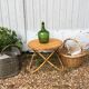Table basse en rotin diabolo