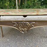 Louis XV gilt bronze and onyx coffee table