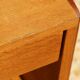 Light oak cubic bedside table 1960