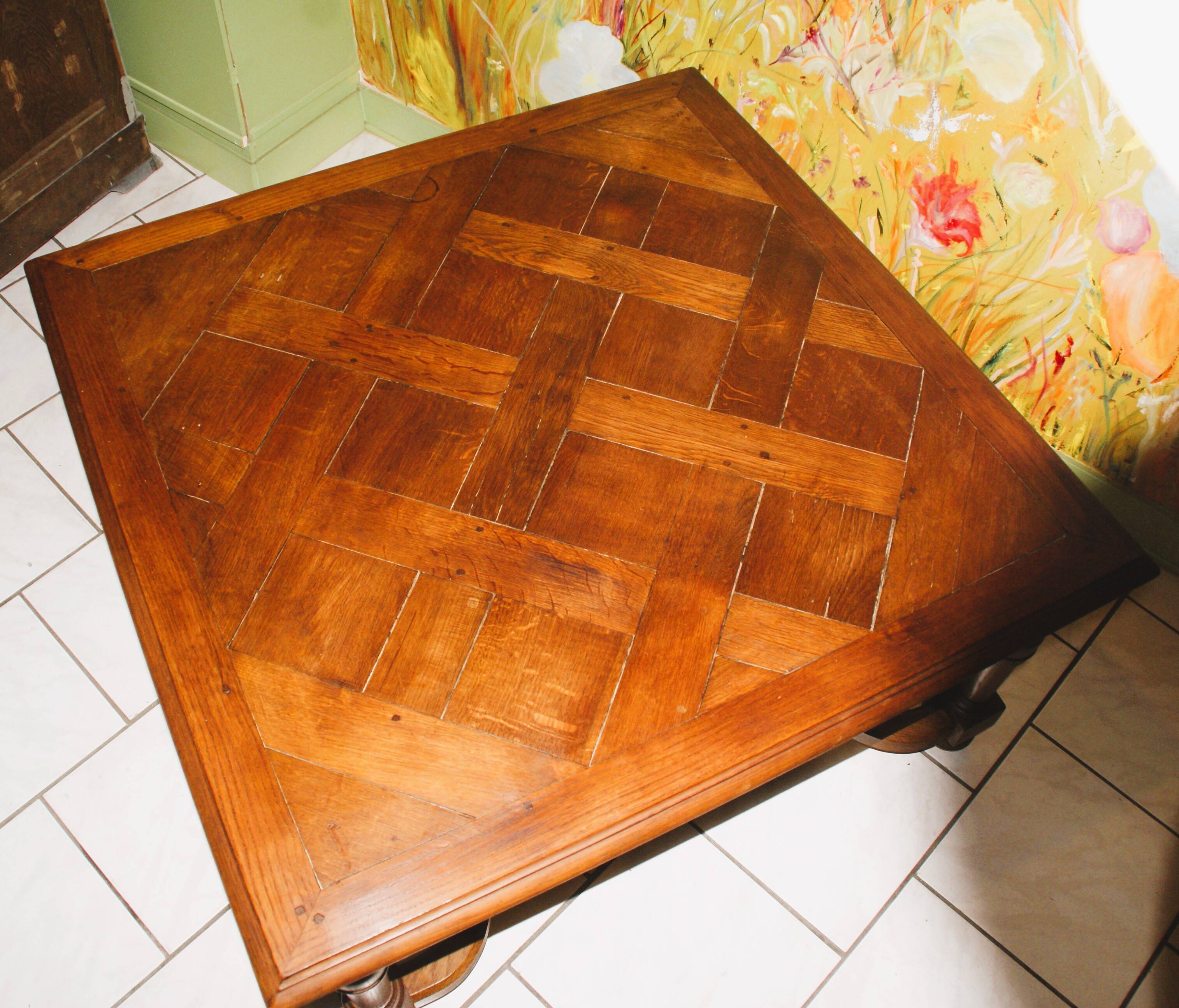 18th Century Versailles Parquet Coffee Table