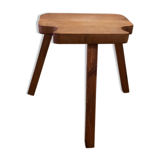 Wooden tripod stool