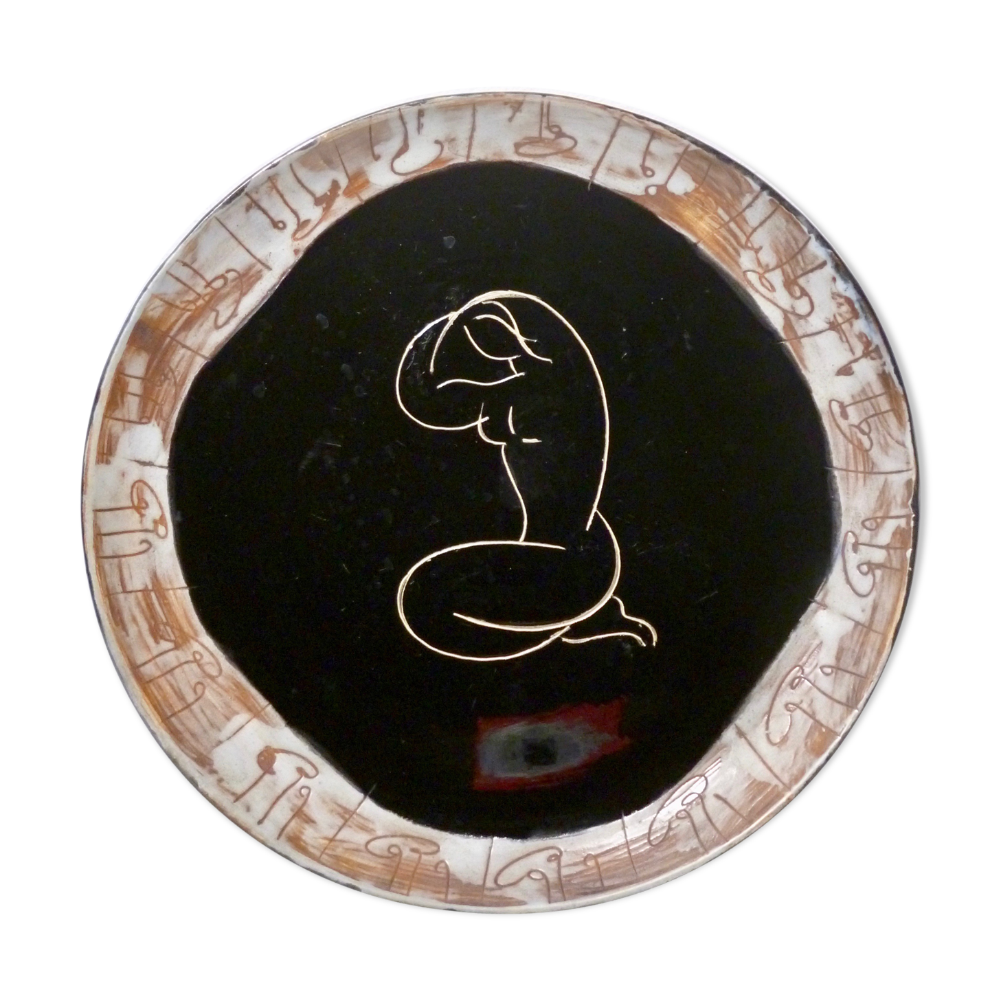 Dish Vallauris Cerenne Armida, 1950