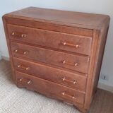 Commode vintage pieds compas