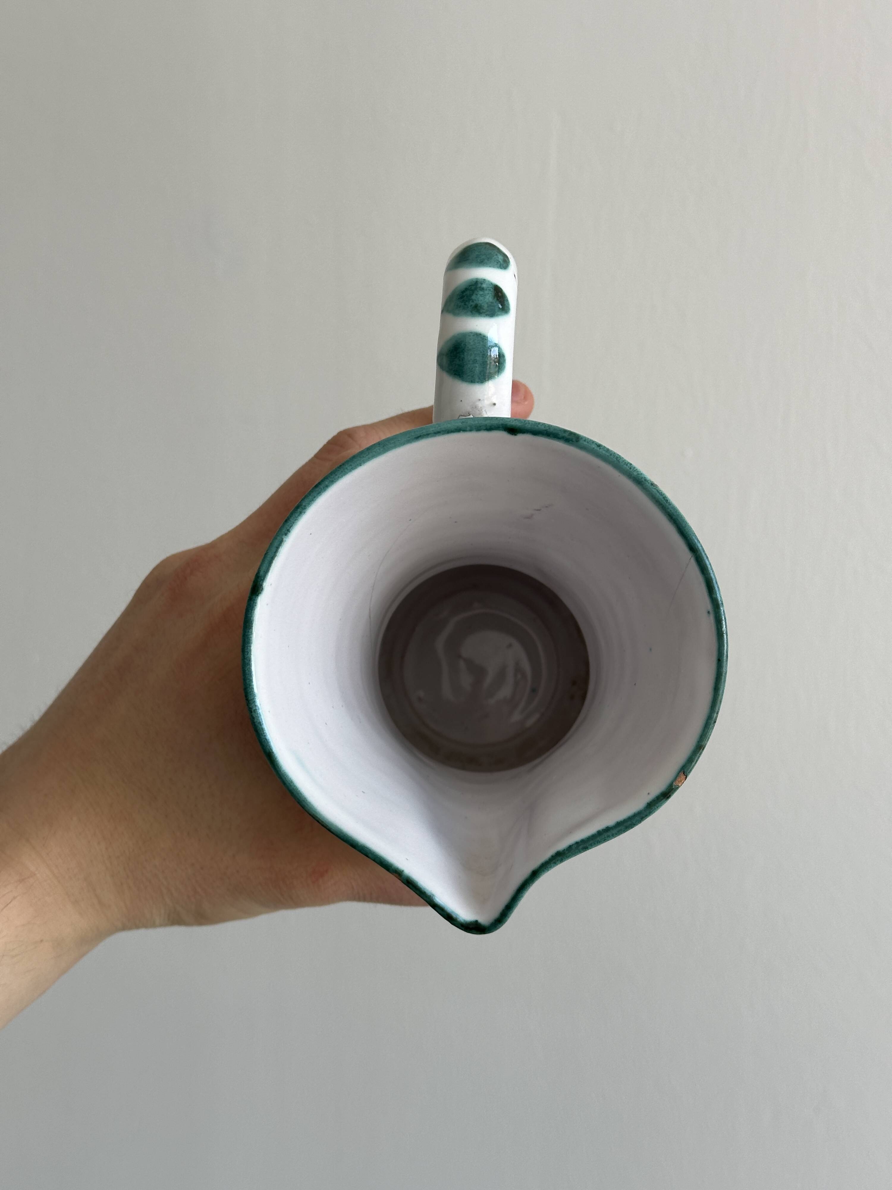 vintage ceramic pitcher,