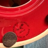 Red ceramic lamp base