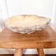 Large ashtray dish made of marbled alabaster.