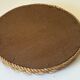Round mirror in vintage rope 60
