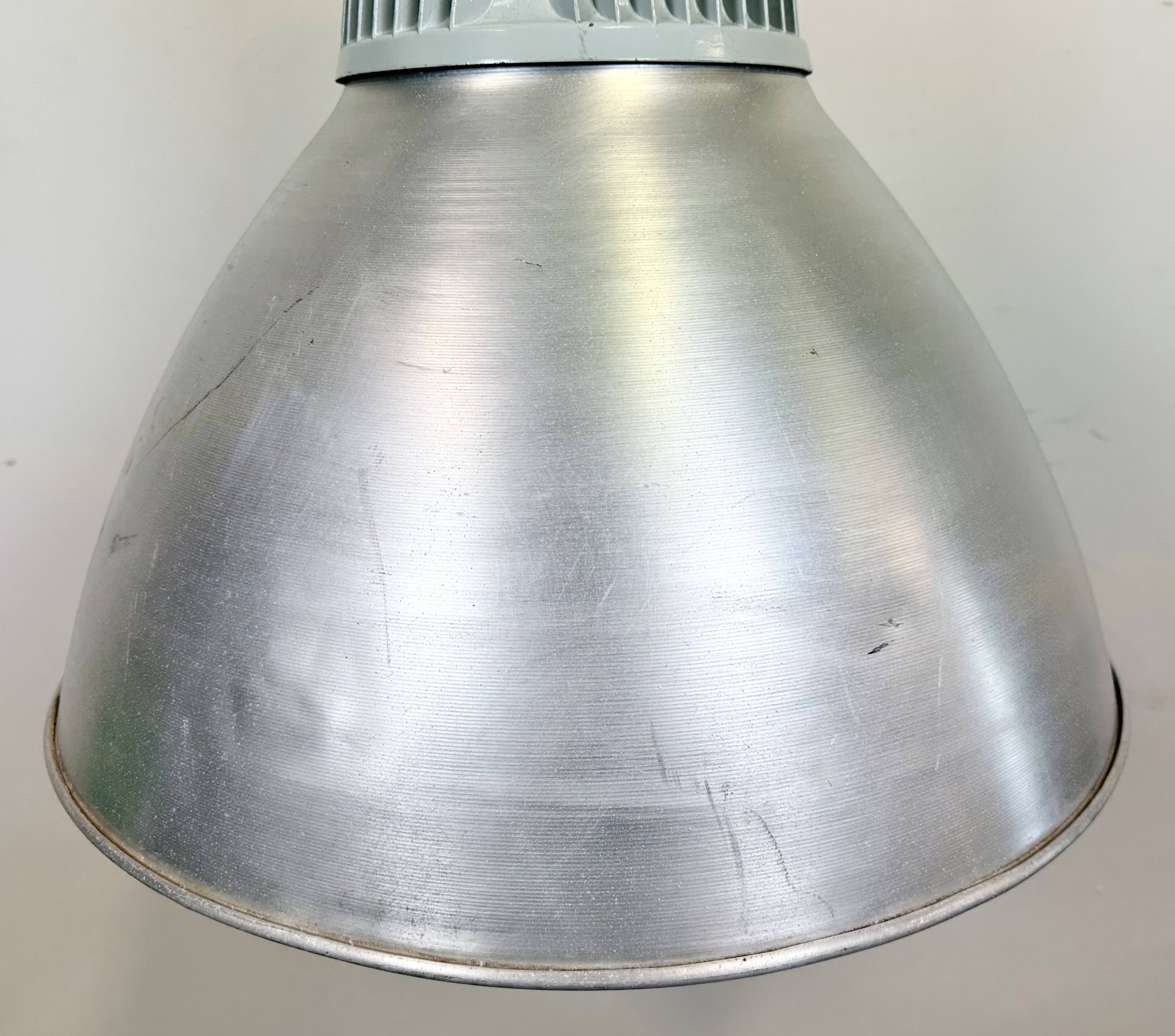 Large Industrial Aluminium Pendant Light from Elektrosvit, 1960s