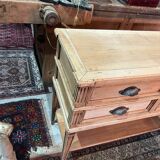 Louis XVI style console in pickled cherry