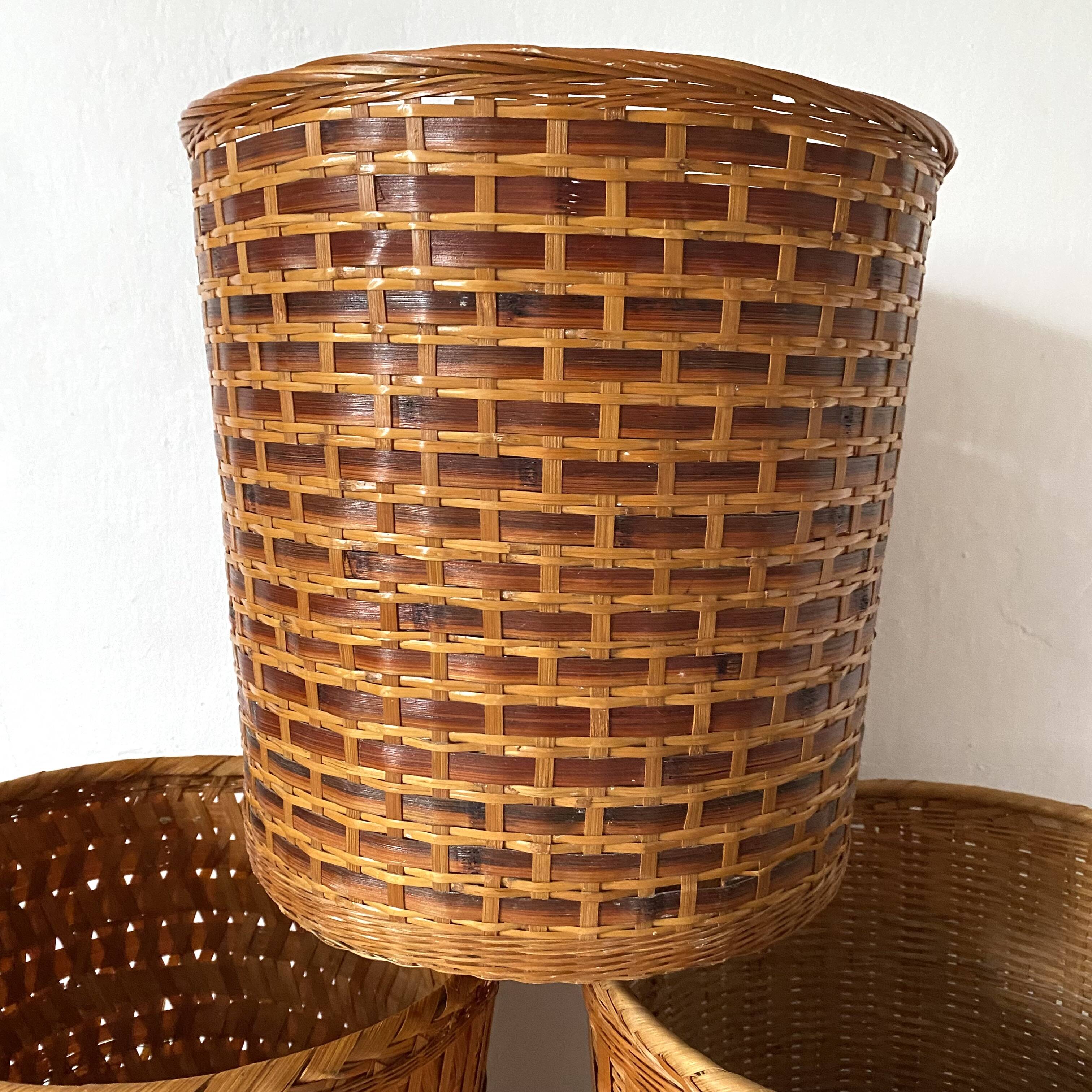 Bamboo pot holders, large size, set of 3