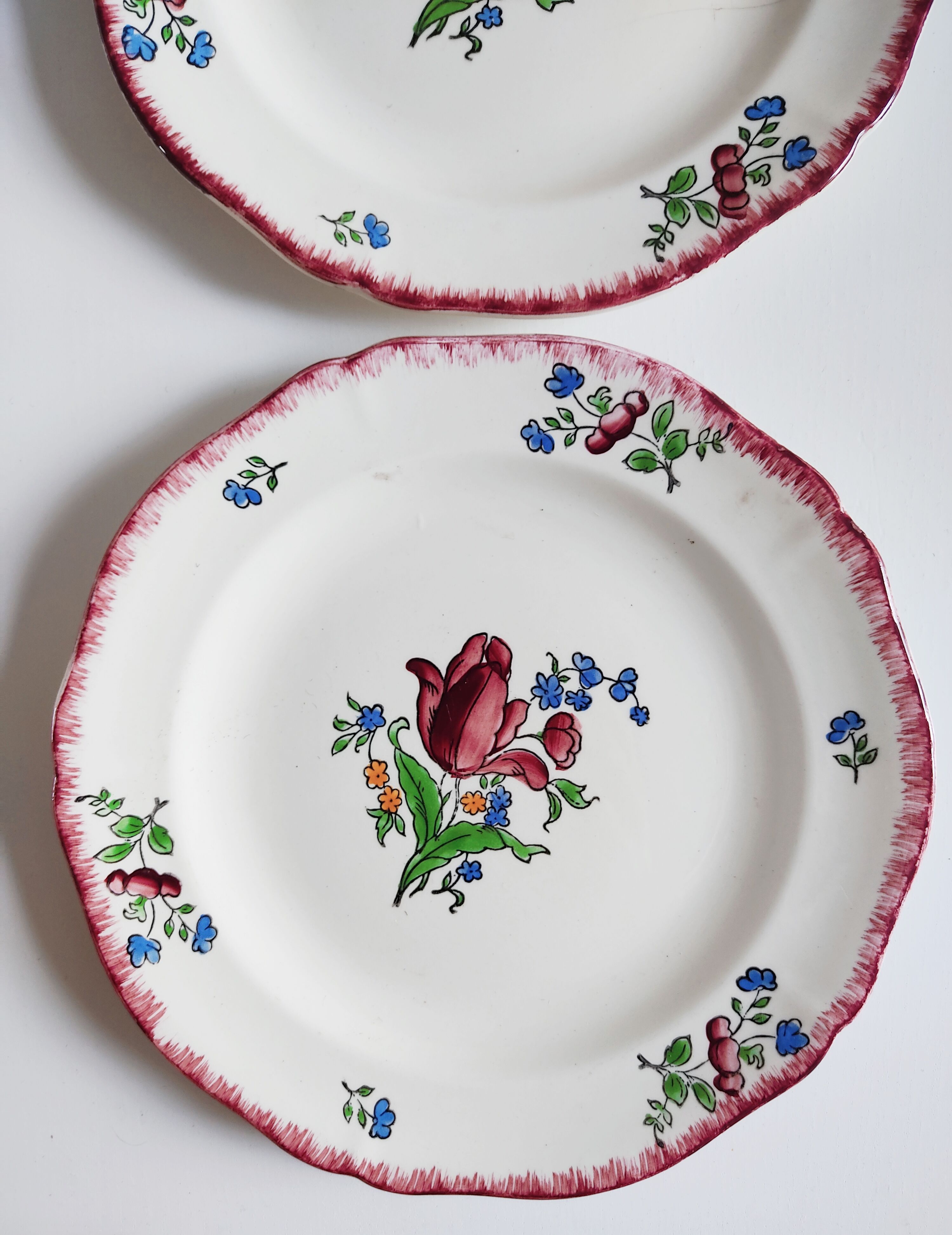 Pair of Gien plates