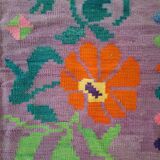 Vintage Woolen Hand Knotted Carpet Keli.
