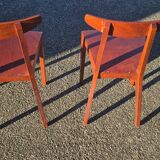 Zina chair pair by Thibault Desombre