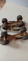 Vintage iron roller skates
