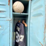 Vintage metal industrial wardrobe