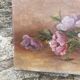 Painting bouquet, canvas on frame flowers 27X19.5