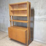 Mid century wall shelf bookcase by František Jirák for Tatra nábytok, 1960´s