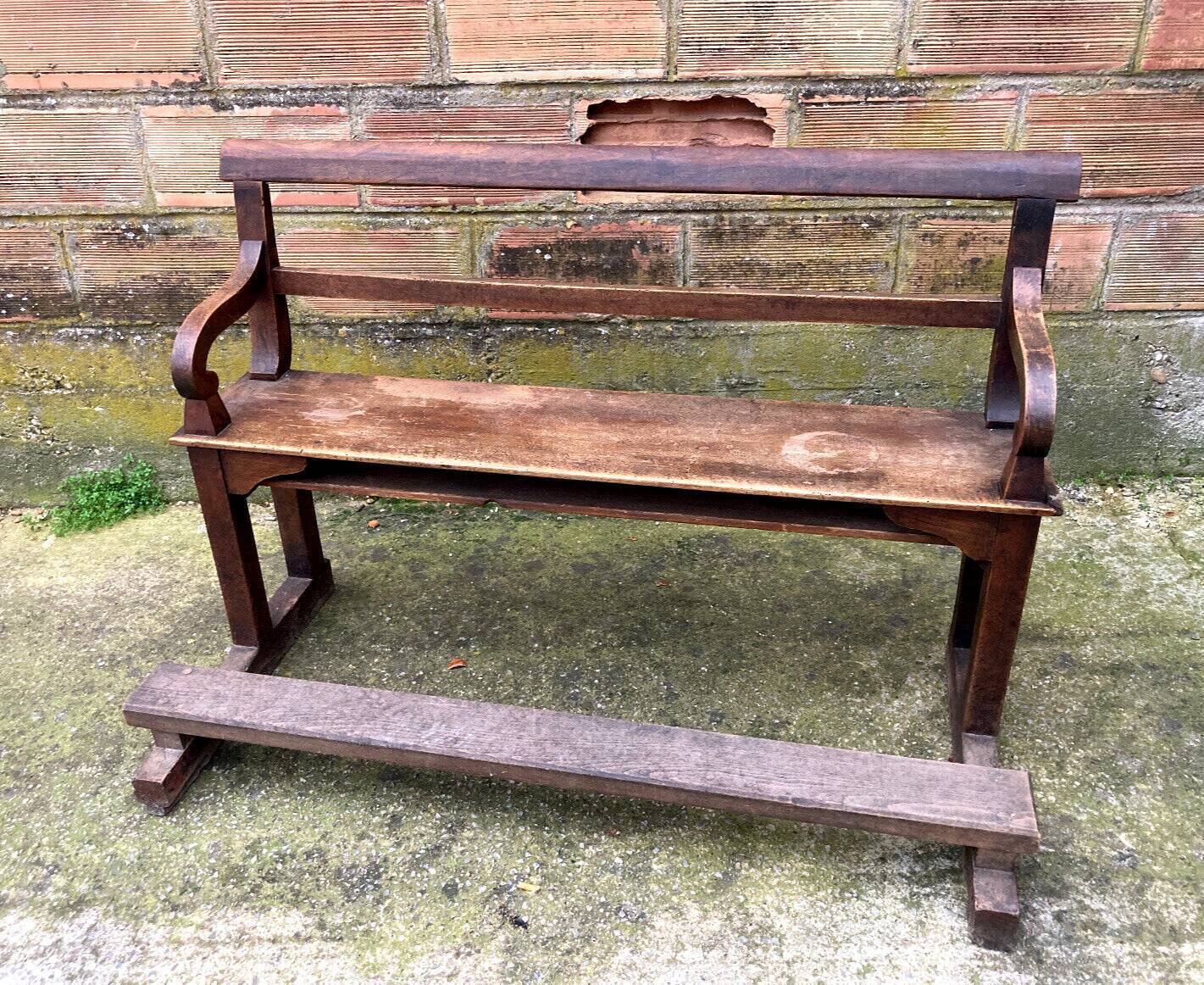 Old church pew