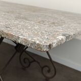 Table en fer forgé
