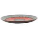Énorme bol à fruits en lave orange Fat Lava, décoration murale, 41 cm