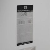 Louis Poulsen / Verner Panton “Panthella” floor lamp / Danish modern design