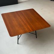 Coffee table in Wood and Metal/Brass by Ico Parisi for Cassina 1957