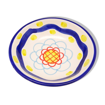 Multicolored bowl in Italian ceramic