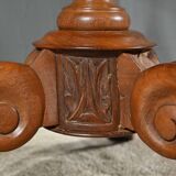 Oval Pedestal Table with Mahogany System, Louis Philippe period – 1st part 19th century