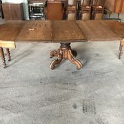 Table ovale à manger Napoléon III avec 3 allonges