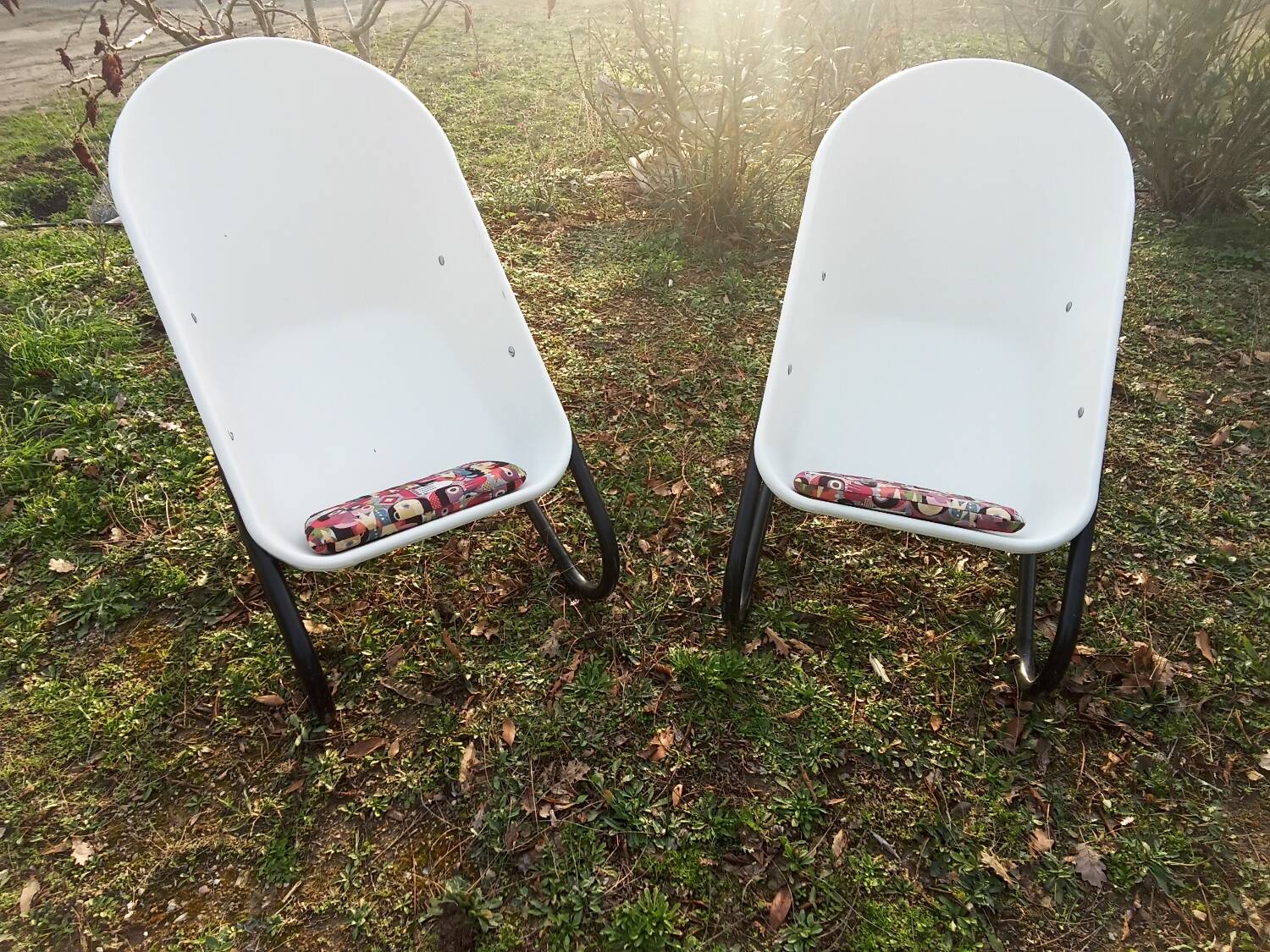 Paire de fauteuils design