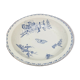 Flat round hollow earthenware Sarreguemines model Carmen Papillon
