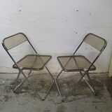 Pair of Plia Castelli chairs designed by Piretti