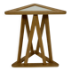 Table d'appoint vintage standard des années 1960, design unique