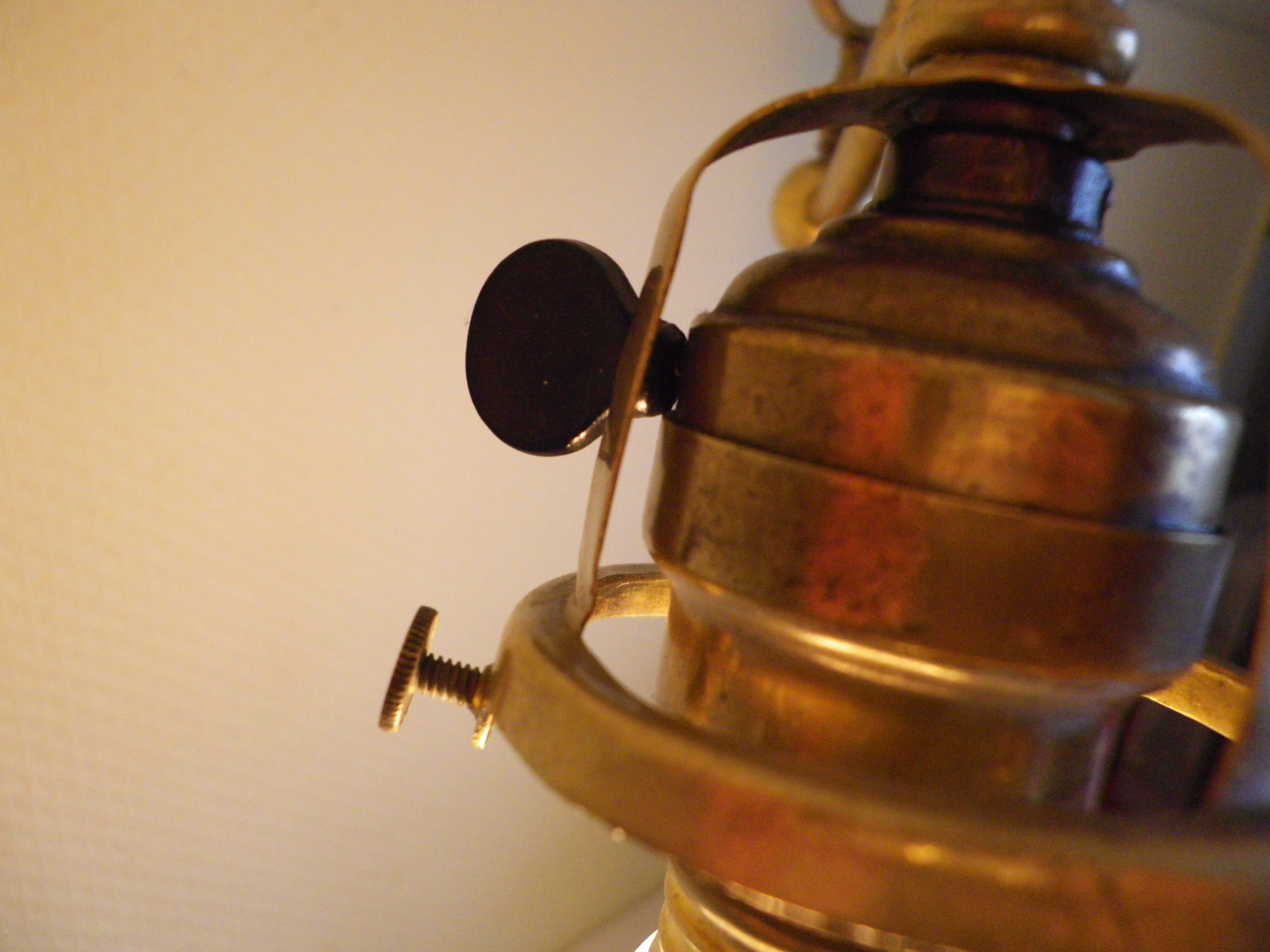 Fully brass lamp foot - Articulated arm - 1930s