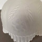 Frosted glass lampshade