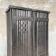 Strafor double-door corrugated iron cloakroom, circa 1920.
