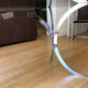 Dining table 70 smoked glass and steel