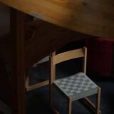 Hans J. Wegner, 'Koldinghus' chairs in beech with woven seat, set of 6, 1988