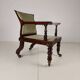 Rare fauteuil ajustable victorien par J. Alderman, Londres