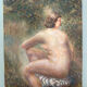 Triptych of Impressionist Nudes Oil on Canvas signed G. Cartie