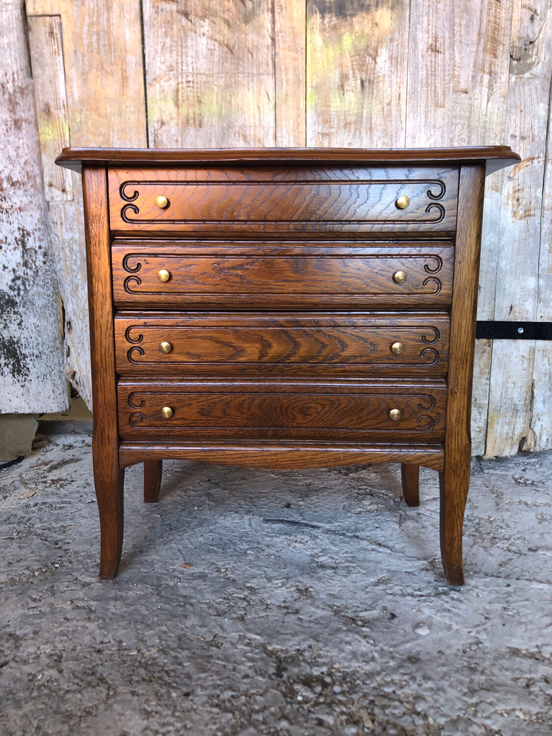 Worker chest of drawers 3 drawers vintage